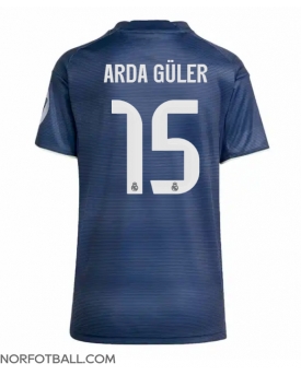 Billige Fotballdrakt Real Madrid Arda Guler #15 Replika Bortedrakt Dame 2025-26 Kortermet Billige Fotballdrakt Real Madrid Arda Guler #15 Replika Bortedrakt Dame 2025-26 Kortermet
